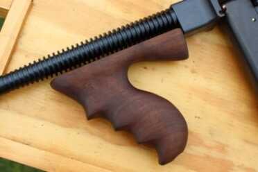 The hand grip on the Thompson feels great, like the grip on a big revolver.