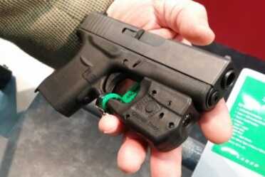 Crimson Trace also showed an early version of the new Laserguard Pro for the Glock 42 and 43 series of pistols. 