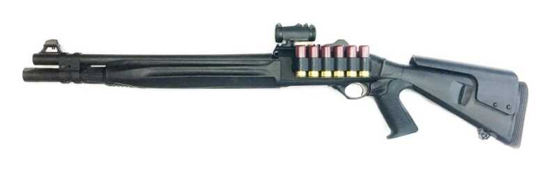 So this Beretta 1301 Tactical is a little "overly geared up" but it's in the name of science, really. 