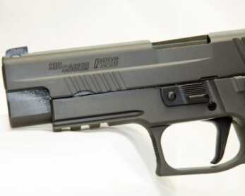 All of the familiar SIG looks are there, but in Legion Gray finish. 