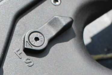 Kel-Tec RDB Review--America's 5.56 Bullpup The safety, easy to find with the thumb.