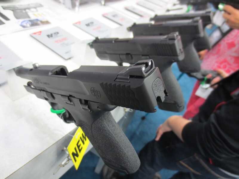 Introducing the New M&P Shield in .45 ACP -- NRA 2016 MPgrip