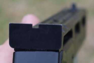 The Used Market--The Smith and Wesson 22A A good look down the iron sights.