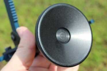 The back end is cupped like the bottom of a can and keeps the gasses off the rope. 