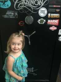 Competitive shooter, Dillen Easley says that, "With 3 children (ages 3, 5, and 7), accidents are unacceptable, especially when completely avoidable. We have set a room aside for competition gear, reloading equipment, and safe storage of firearms. That room remains locked at all times, and the firearms safe has it's own locking system as well. Part of protecting our rights is realizing our responsibilities and taking them seriously. Our home defense firearms are kept secure, and out of reach, in similar areas in the house." 