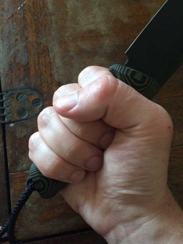 My large hands fit perfectly. But if you have XL hands, it may be too small. 