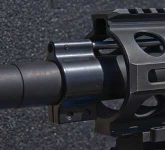 DRD Tactical Takedown Kivaari Semi-Auto .338 Lapua Magnum The Kivaari features a low-profile gas block and employs a traditional direct gas impingement system of operation.