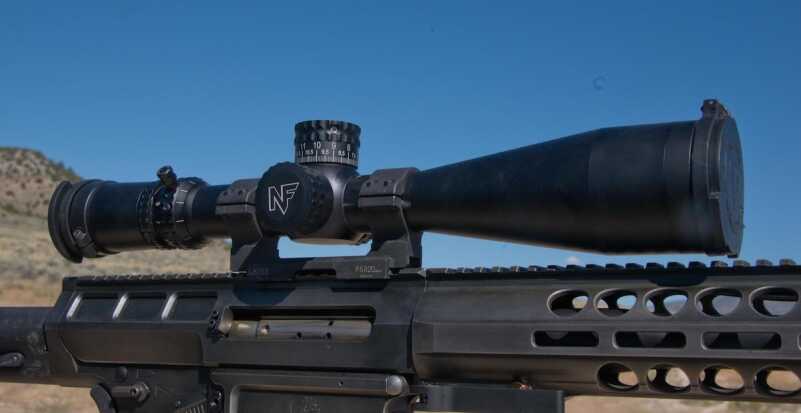 DRD Tactical Takedown Kivaari Semi-Auto .338 Lapua Magnum The author equipped the Kivaari with a Nightforce ATACR 5-25 x 56mm F1 first-focal-place scope.