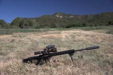 The Whittington Center Unknown Distance course is impressive. You can barely see the targets in the distance used for zeroing the Radius.