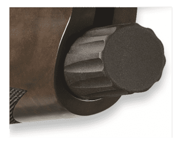 The Ethos sports an anti-seize mag cap, knurled for easy gripping and outfitted with a special integral bushing to prevent it from binding. 