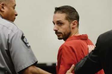 Shooting Justified? N.C. Man's 'Warning Shot' at 'Hoodlums' Turns Fatal, Charged with Murder Chad Cameron Copley, 39, is led out of a courtroom at the Wake County Judicial Center in Raleigh, N.C., Monday, Aug. 8, 2016. Copley, who apparently called police to complain about "hoodlums" near his house, was charged with murder after he shot and killed a black man outside, authorities said. (Chuck Liddy/The News & Observer via AP)