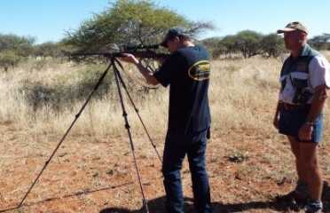Blood In The Bushveld: A Father And Son On Their First Safari in South Africa The author's son did extensive prep work and training, which served him well on the safari.
