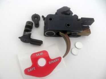 The Franklin Armory BFS comes with the trigger group unit, ambidextrous selector, shims, selector mode label, and comprehensive instructions.