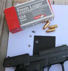 The Rex really like the Aguila ammo. A best 5-shot group at 25 yards measured 1.17 inches and averaged 1.37 inches. 