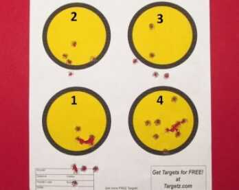 Cheap Guns: Taurus' Budget Friendly PT 111 Millennium G2 9mm—Full Review. Following the sight adjustment instructions in the manual, the author moved the point of impact from target 1 to final adjustment on target 4.