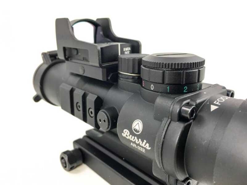 Optics Buying Guide: Holographic and Red Dot Optics There's no reason you can't mount a red dot like this FastFire 3 on a magnified optic. Shown here mounted on a fixed 3x Burris AR-332 optic.