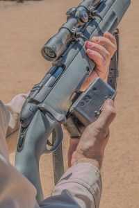 With two magazines on board, the Steyr Scout Rifle is easily tac-loaded and the operator need not carry additional ammunition on their belt.