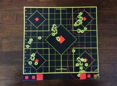 When I tried to correct the problem, my shots tended to hit low. (Distance: Seven yards). 