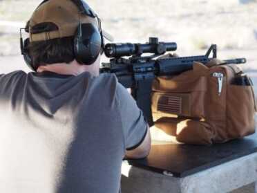 The author got to wring out the new Saint on the rifle range.