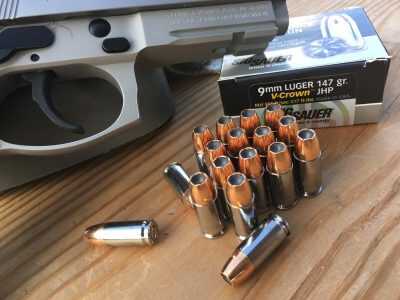 I made it a point to test a couple varieties of Sig Sauer ammunition - it's proven to be very, very accurate. 
