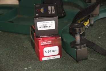 The author ran both some remanufactured Freedom Munitions 55-grain ammo as well as some Black Hills 77-grain match ammo through the rifle. 