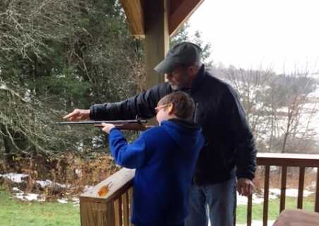 The author coached the kids on the safe handling and proper usage of the handy little rimfire.