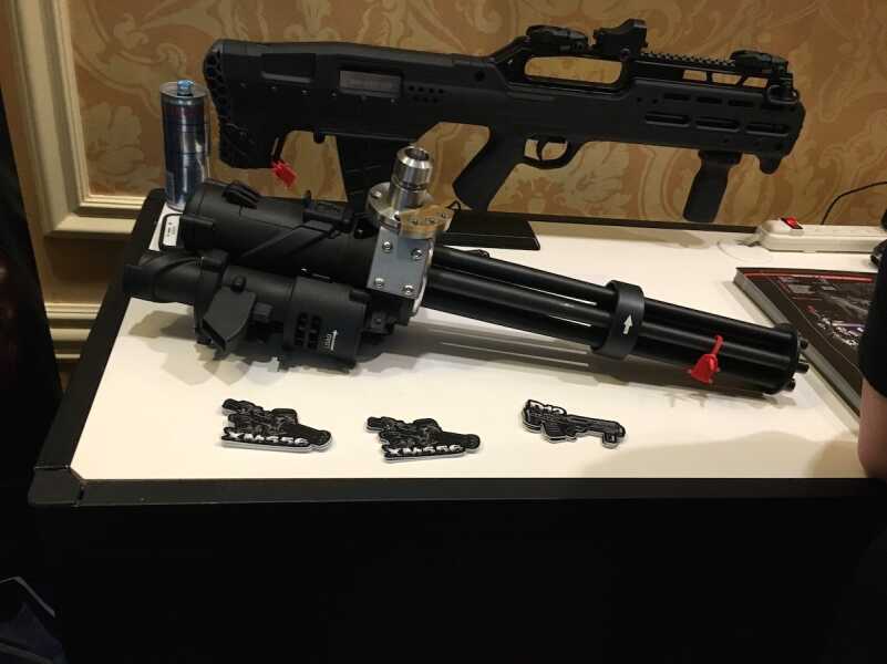 A Mini Predator? The Empty Shells XM556 MicroGun—SHOW Show 2017 A Mini Predator? The Empty Shells XM556 MicroGun—SHOW Show 2017