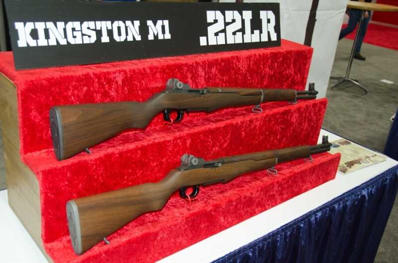 Kingston Armory Shows Rimfire M14 and M1 Garand Replicas – SHOT Show 2017