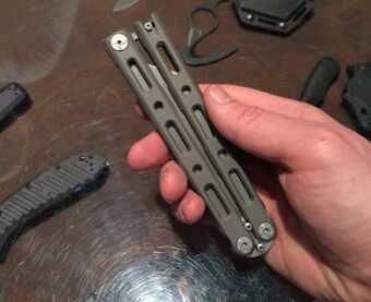 Benchmade’s 0 Titanium Butterfly Knife! — SHOT Show 2016