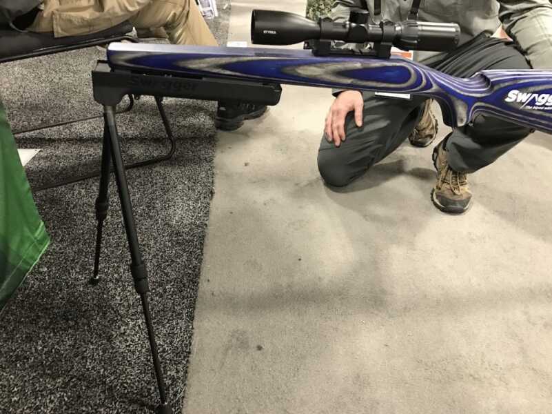Swagger Bipod with Crazy Leg Technology - SHOT Show 2017