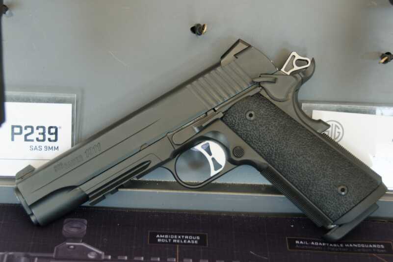 Sig Sauer 1911 TACOPS in 10mm – SHOT Show 2017