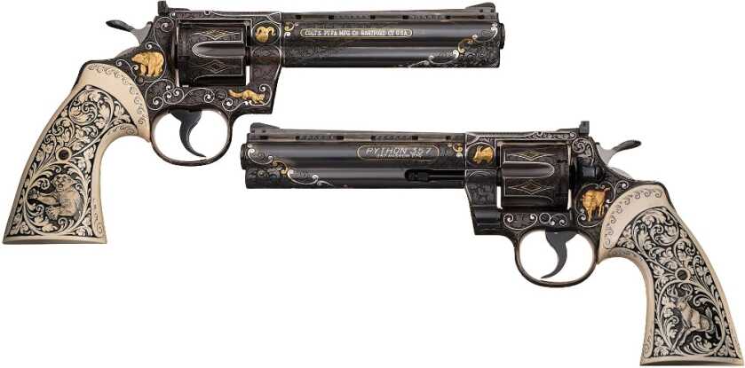 Elvis Presley's Smith & Wesson 19-2 and Colt Python Up for Sale