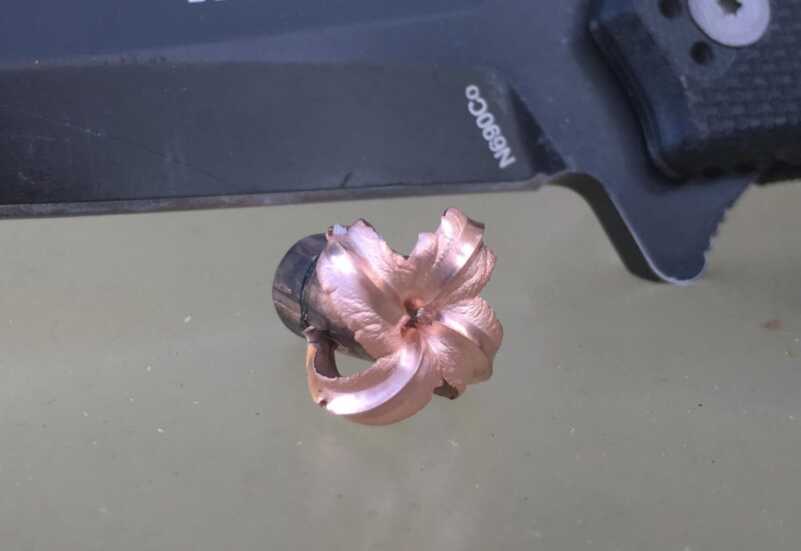 This is what the HT bullet is all about. Shown here is the 300 Blackout 120-grain projectile.