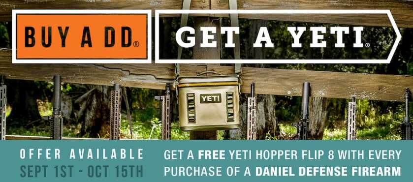 Buy a Daniel Defense Rifle, Receive a YETI Cooler