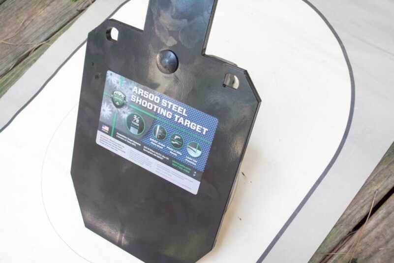 My favorite CTS target is this 1/2 scale IPSC plate. 