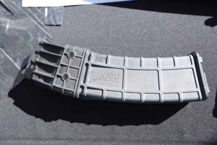 Mossberg 590M: Pump 12 Ga. Uses Double-Stack Mags