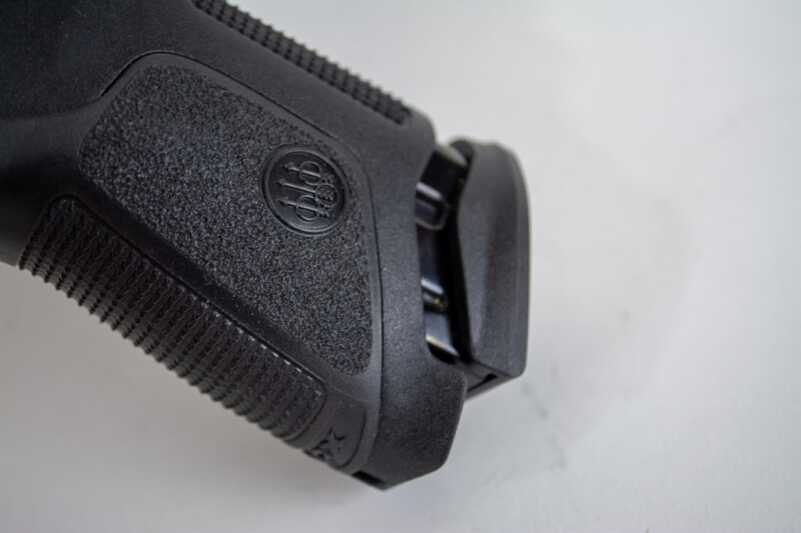 Field Test: Beretta’s APX Full Size and Compact The magazines are steel and feature a flared base plate so you can rip them out if required.