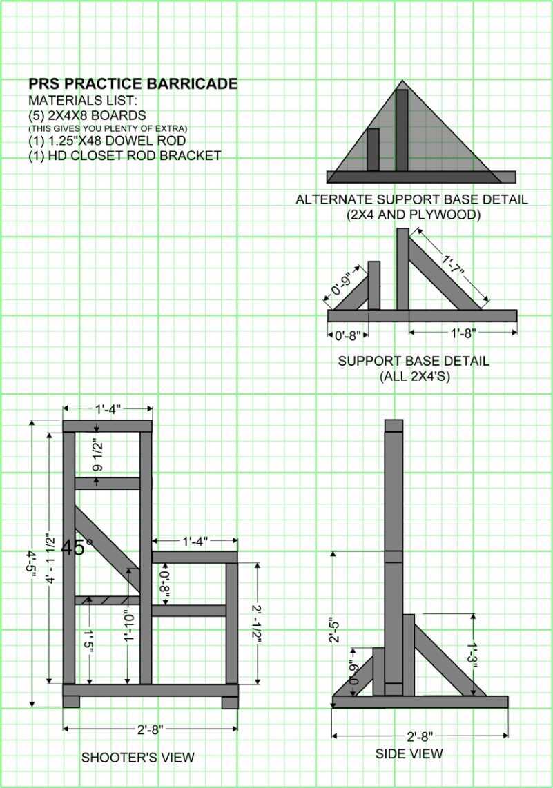 Building Barricades for Long Range Rifle Practice