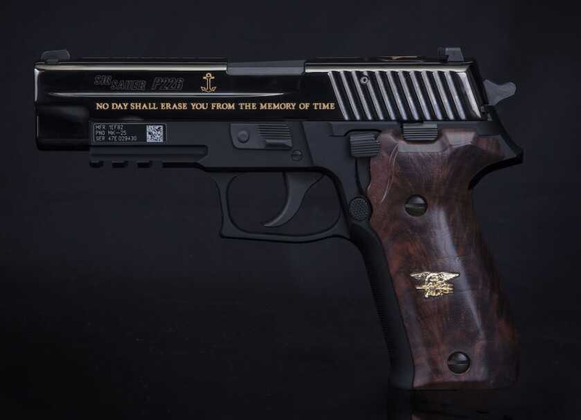 Medal of Honor Recipient Receives Commemorative MK25 Pistol from SIG Sauer