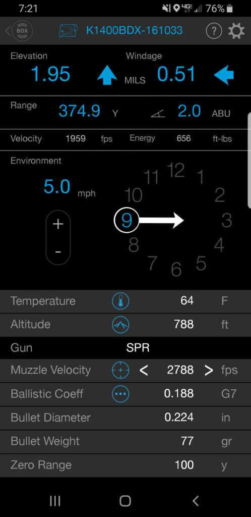 Sig Sauer KILO1400BDX Rangefinder Sig Sauer KILO1400BDX Rangefinder