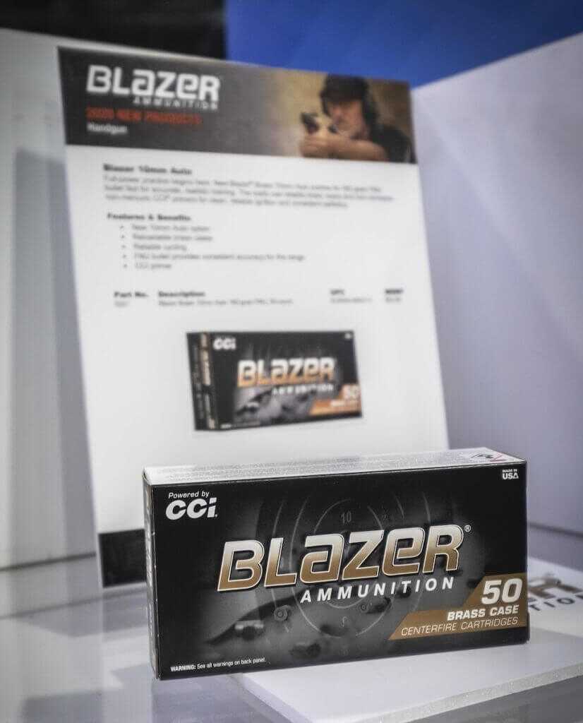 CCI Announces New Blazer Brass 180-Grain 10mm Auto Handgun Ammunition CCI Announces New Blazer Brass 180-Grain 10mm Auto Handgun Ammunition