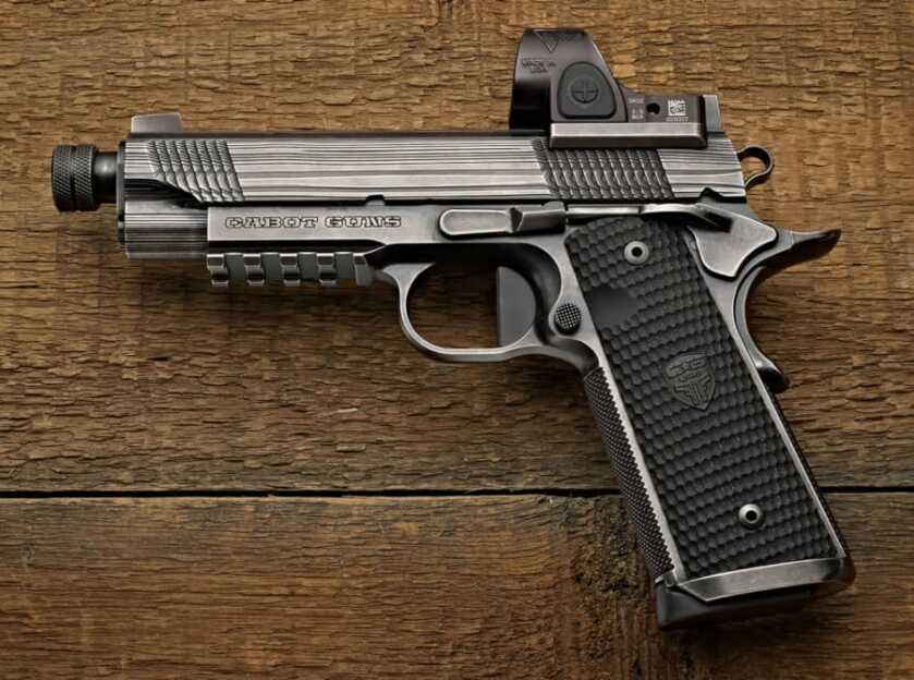 Cabot Guns Showcases their Hardened Damascus Finish on the New Apocalypse 1911