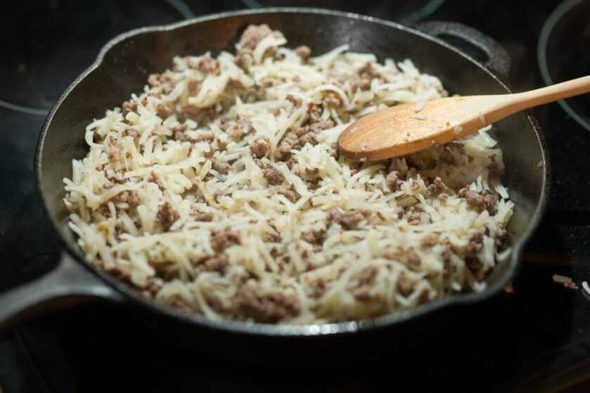 Simple Gourmet: Wild Turkey Sausage Dutch Oven Breakfast