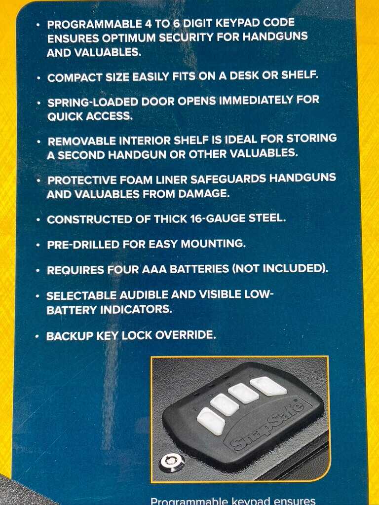 SnapSafe Two-Gun Keypad Vault