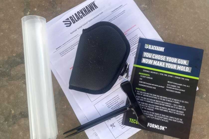 Blackhawk’s TecGrip FormLok - My first time COOKING a holster