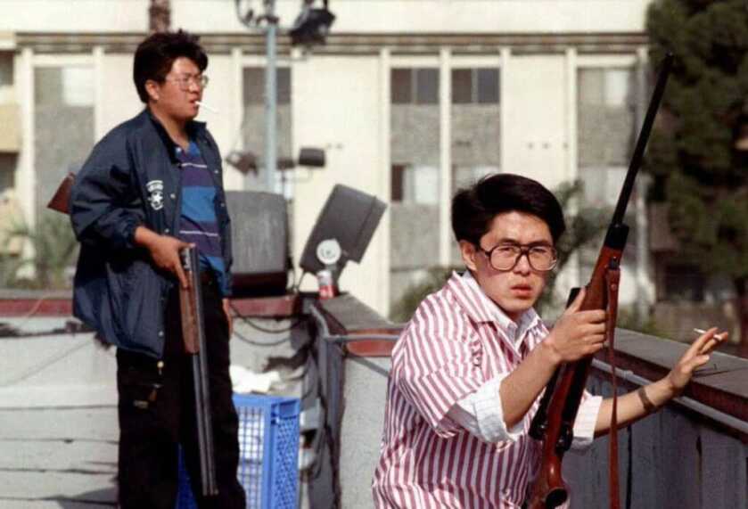 Rodney King, Latasha Harlins, Rooftop Koreans, and the Terminator