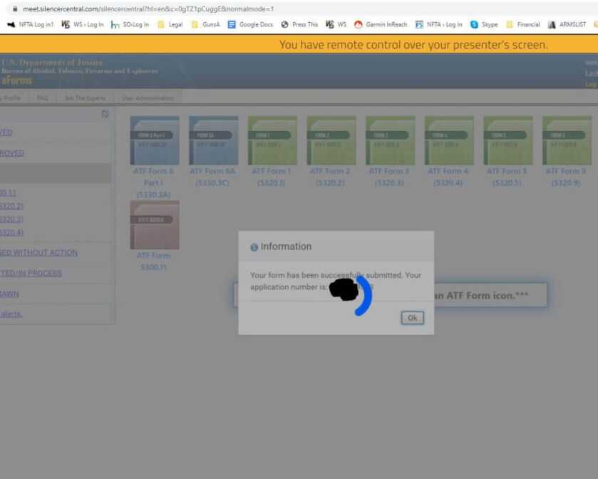 Filing an eForm 4 with Silencer Central - My Experience Part 1