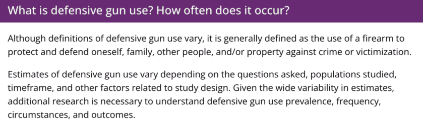 Gun Control Advocates Convinced CDC to Remove Key Statistics on Defensive Gun Uses&nbsp;