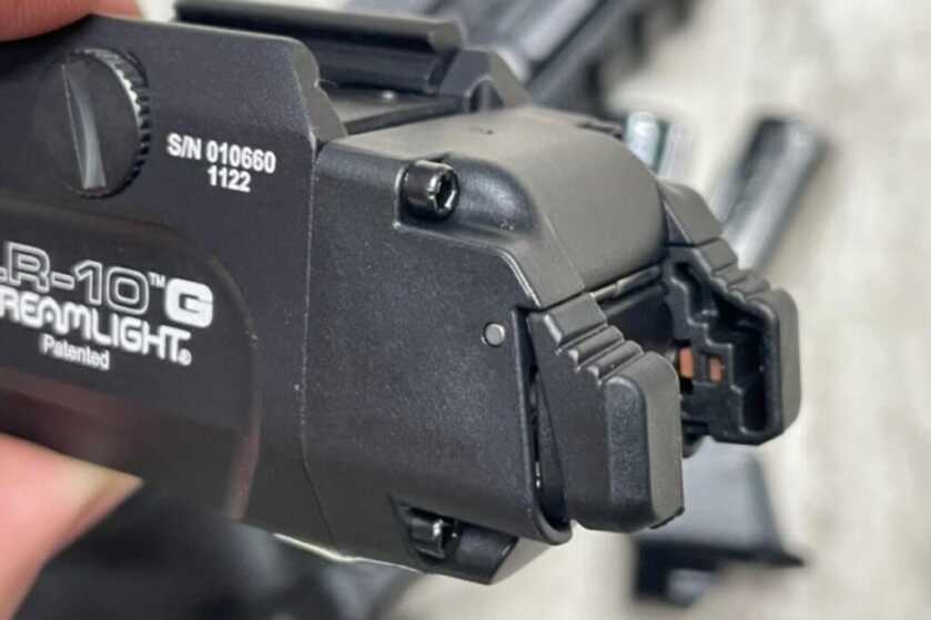 Streamlight TLR-10G activation buttons