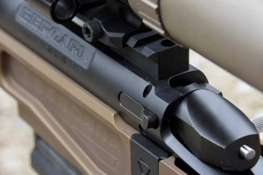 Closeup of Bergara Premier Action.